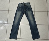 古著LEE 101Z 水波紋刷色牛仔褲