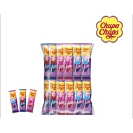 Chupa chups Lolipop Big Babol [5pcs] Strawberry & Cola Lolipop Filled With Bubble Gum Halal