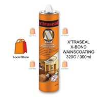 [ 1 UNIT ] X'TRASEAL X-BOND WAINSCOATING/ 320GM(300ML) X-BOND CONSTRUCTION ADHESIVE SEALANT