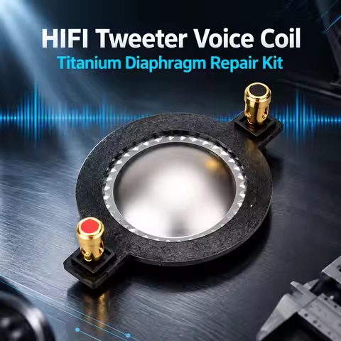 HIFIDIY LIVE 34.4 38 44.4 51.3 72 74 Core Tweeter Voice Coil Membrane Titanium Film Treble Speaker R
