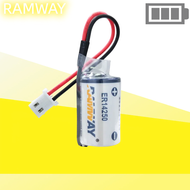 RAMWAY ER14250 Servo battery 3.6V 1/2AA PLC Programming Battery ETC Probe LS14250