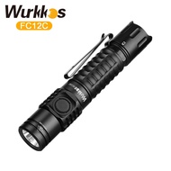 Wurkkos FC12C Powerful EDC 1600 LM Pocket Long Throw 332m Compact Tactical Flashlight