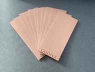 Godiva 粉紅色餅卡$50  10張連封