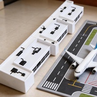 [szlztmy2mg] Airport Terminal Model in 1:400 Scale, Airport Building Prop, Micro Landscapes,