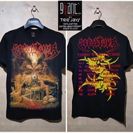 Kaos band SEPULTURA Tour - 100% Cotton Extra Heavyweight - Made in USA - Third World Hostile Tour -