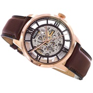 Fossil Townsman ME3259 Open Skeleton Analog Brown Leather Automatic Men's Watch