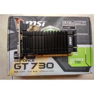 Msi GeForce GT 730 Black PCB 2GB DDR3 64BIT N730K 2GD3H/LPV1