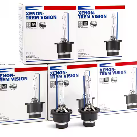 2pcs D2S D2R D4S D4R HID Xenon headlight Bulb Bi-xenon Projector Lens Replacement lamp with metal ho