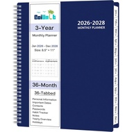 Monthly Planner 2026-2028, 36 Months Calendar Planner 2026-2028 from Jan 2026 – Dec 2028, 8.5'' x 11