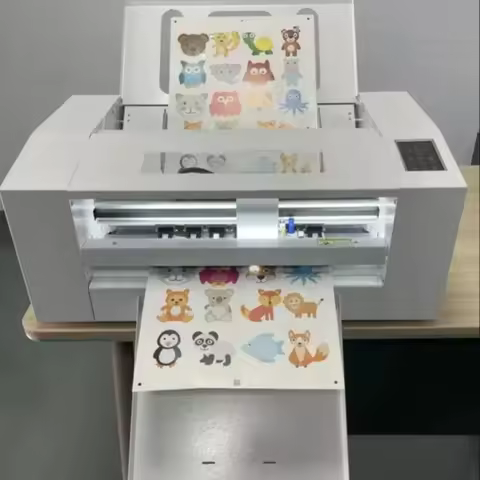 Vicsign A3A4 size Digital Die Sheet Cutter For Advertising Label cutting/Auto sheet feeding Servo Co