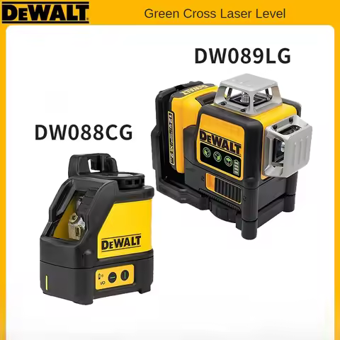 DeWALT Laser Level Green Light DW089LG 12V Lithium Battery High-precision Cross Marking Instrument D