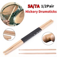 1 Pair 5A/7A Drumsticks Maple Wood Drum Stick for Drum Exercise Drumstick Instrument Percussion