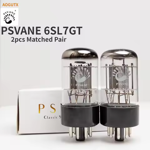PSVANE 6SL7-GT 6SL7GT Vacuum Tube Replace 6SL7 6N9P 6N9 6H9C 5691 6N2 12AT7 HIFI Audio Valve Electro