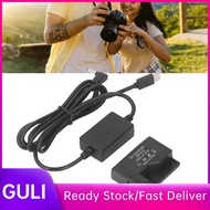 Guli E10 Dummy Battery and DR DC Coupler with High Efficiency Type C Power Adapter Compatible 1100D 