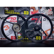 DYNOPRO D3 ENKEI SPORT RIM YAMAHA Y15 LC135 Y16 RS150 RSX SPORT RIM CNC FORGED ALLOY 3 BATANG