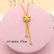 Emas GoldLian SET CHOKER - Rantai Leher Choker (GC101)(GC106)(GC116)(GC117)(GC371)(GC372)(GC373)(GC3