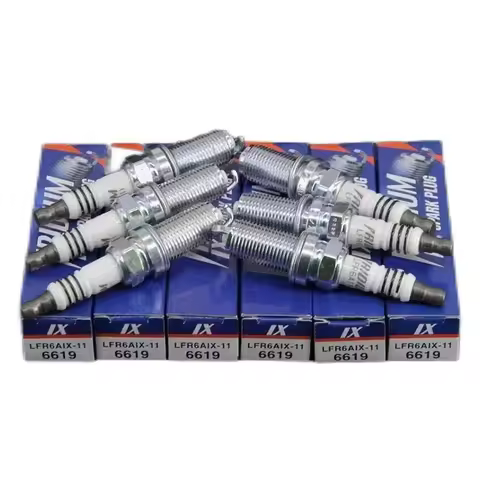 4/6Pcs 6619 LFR6AIX-11 Iridium Spark Plug for Toyota FJ CRUISER HIACE 4 RUNNER Lexus IS LS RX GX GS 