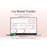 [EXCEL TEMPLATE] Sistem Rekod Pendapatan & Perbelanjaan Sewa Kereta - ROI & Booking - Car Rental Man