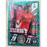 [Rookie Nunez] Darwin Nunez Hat-trik Hero Topps Match Attax Extra UEFA Champions League 2020/21 - Li