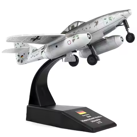 NUOTIE 1/72 Me-262a Schwalbe Stormbird Classic Fighter Diecast Model Pre-Built for Collection & Gift