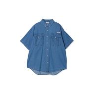 Columbia Wear Bahamas 2 Denim Short Sleeve Shirt Carbon Unused