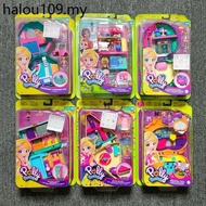 Mini POLLY POLLY POCKET Girl Birthday Gift Play House Toy POCKET World Treasure Box FRY35