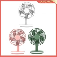 [Lovoski2] Table Fan Personal Fan with Night Lamp USB Battery Powered for Dormitories