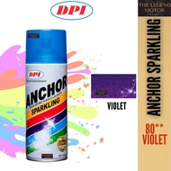 ANCHOR 80** 80 Sparkling Violet Purple ungu Sparkling Series Can Spray Paint Cat Spray Tin 100% Orig