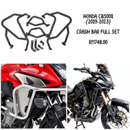 EMS CRASH BAR FULL HONDA CB500X (2019-2023) STEEL BLACK