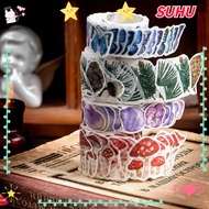 Suhu 100Pcs / Roll Stiker Kertas / Selotip Washi Untuk Dekorasi