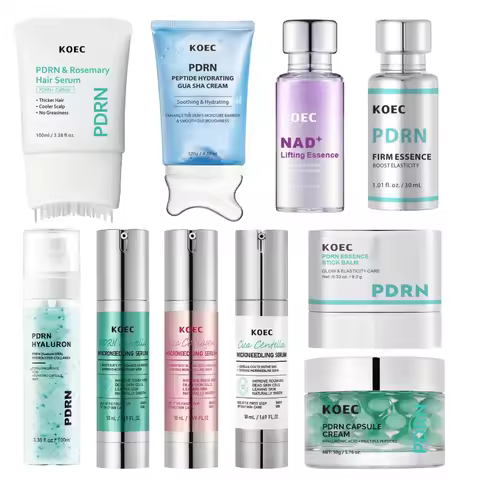 PDRN Centella Asiatica Glow Facial Serum Smooth Skin Soothing Hydrating Essence Deep Nourishing Faci