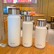 Tea Water Separation Thermos Cup Water Bottle Thermos Cup Children Water Bottle Thermos Bottle Cup Coffee Cup Water Cup Straw Cup Accompanying Cup Large-Capacity Water Bottle Sports Water Bottle