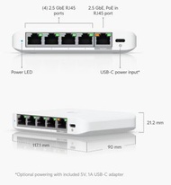 Unifi Flex Mini 2.5G Unifi Flex 2.5G PoE Lite 8 PoE Switch 全屋訂製智能家居