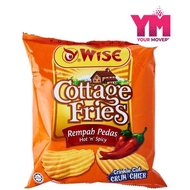 Wise Cottage Fries Potato Chips Hot And Spicy 65g
