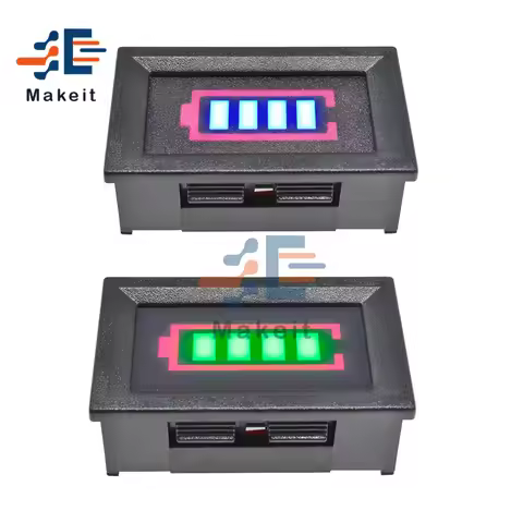 1S/2S/3S/4S/5S/6S/7S 12.6V 18650 Li-po Li-ion Lithium Battery Capacity Indicator with Shell LED Disp
