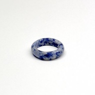 【海洋寶石戒】藍點石介指戒指
