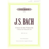 J.S. BACH 6 Suites for Solo Violoncello BWV 1007-1012 for solo viola