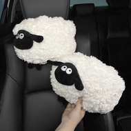 Car Four Seasons Universal Cute Headrest Neck Pillow Car Style Sheep Sheep Car Pillow Car Lumbar Pil