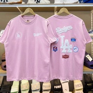 GENUINE NEW ERA LA DODGERS MINI LOGO PINK T-SHIRT | 16668987