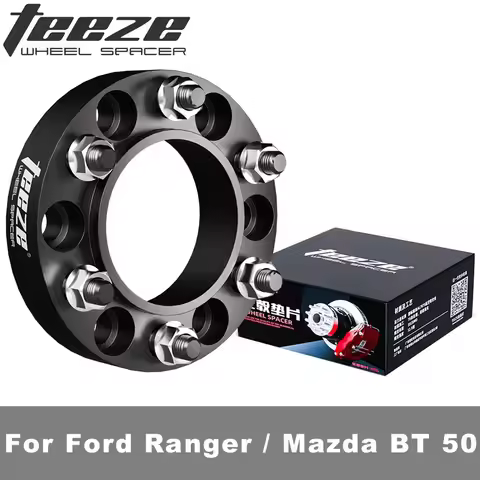 Teeze PCD 6x139.7 CB 93.1mm Wheel Spacers Adapter 6 Lug Suit For Ford Ranger Mazda BT 50 M12x1.5 1pi