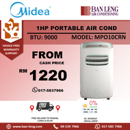 MIDEA MPO10CRN1 – 1.0HP PORTABLE AIR CONDITIONER - EASY INSTALLATION