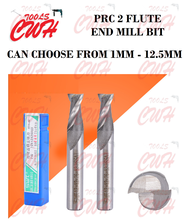 1-24MM PRC END MILL 2 FLUTE HSS DRIL BIT BITS FLUTES MATA GERUDI UNTUK LATHE MACHINE CNC 2MM 3MM 4MM