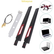 RP-SMA  MHF4 WiFi Antenna sets for  for M.2 AX210 AX200  WiFi C