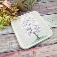 櫻花樹-珪藻土杯墊