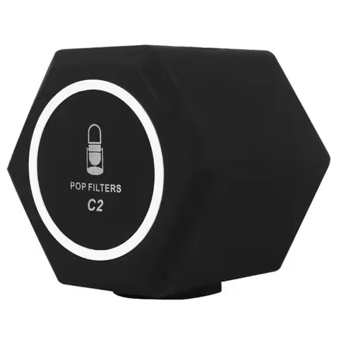 A43M C2 Microphone Pop-Filter Wind Shield Acoustic for Record Studios Mic Sound-Absorbing Foam Vocal