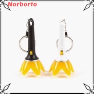 NORBORTO Kpop Lightstick, Black White Crown Shape Bigbang Lightstick, Fashion Mini Portable Keychain