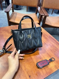 Giỏ xách nữ Túi cầm tay túi xách nữ đeo chéo miumiu trần trám đi làm đi chơi đi học phong cách thời 