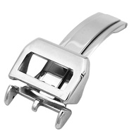 18mm Stainless Steel Folding Buckle for IWC Pilot Watch Strap Clasp Watches Accessories Leather Watc