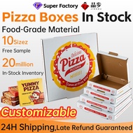 White 16inch pizza box packing carton takeout packaging box 6inch 8inch pizza box