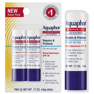 Aquaphor - Aquaphor 強效修護潤唇膏SPF30 孖裝 (4.8g x 2支) [平行進口]